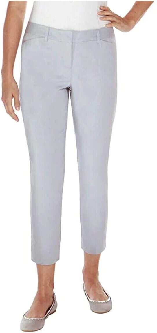 Mario Serrani Italy Women's Stretch Slim Fit Tummy Control Pants, Dove Gray, 14